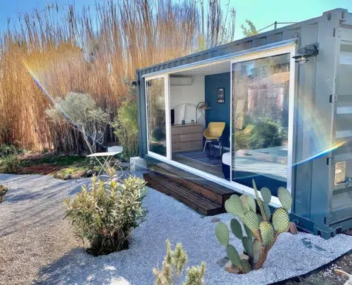 Vue extérieure du Lodge Garrigue – 14 m² Essentiel Maison ECO 3