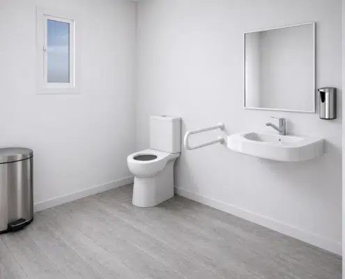 Vue extérieure du Sanitaires Public Chiara Maison ECO 3