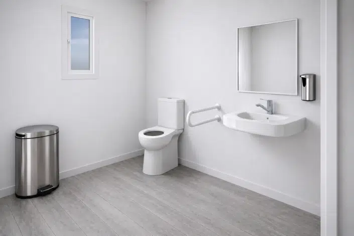 Vue extérieure du Sanitaires Public Chiara Maison ECO 3
